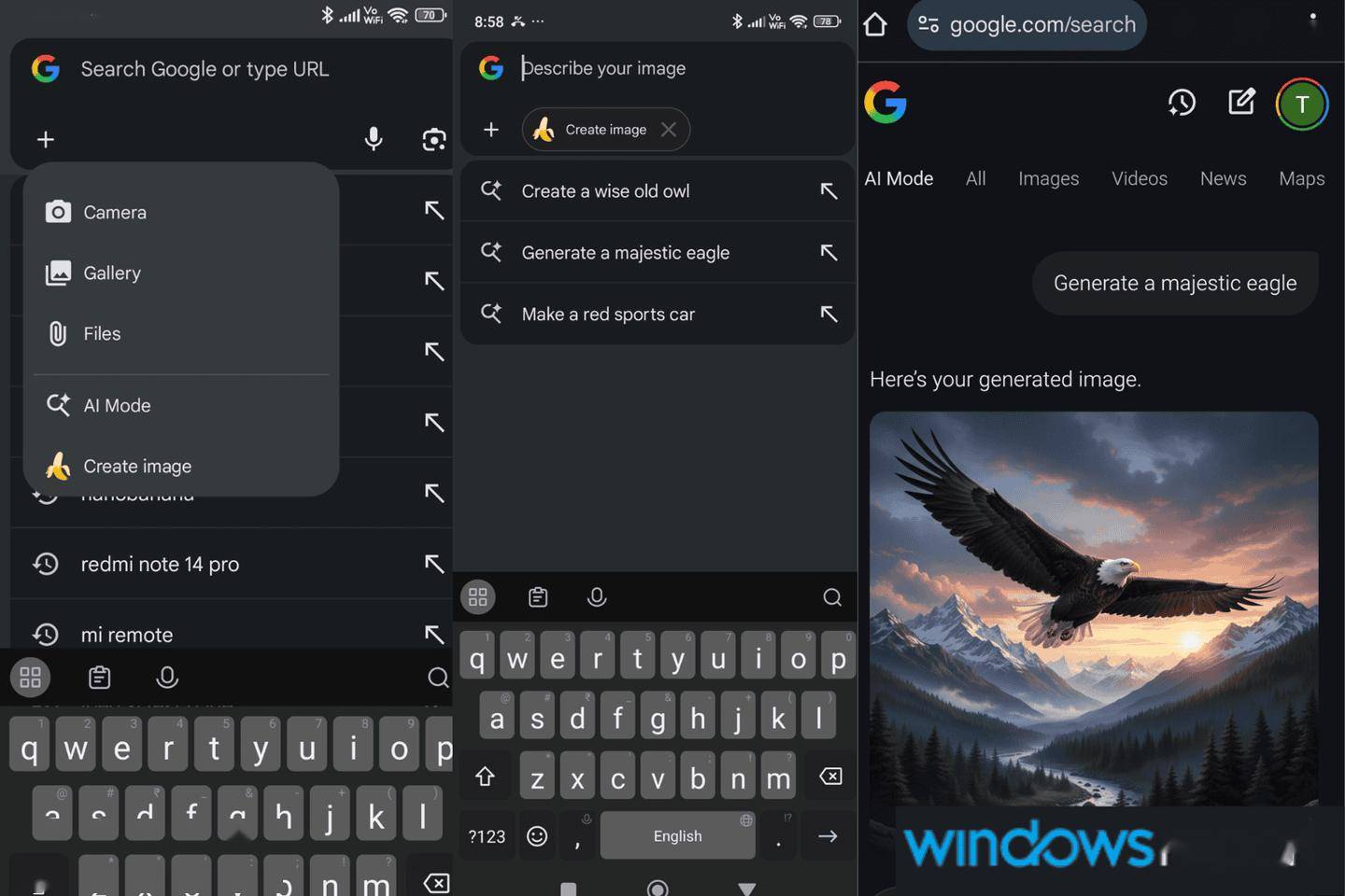 安卓版谷歌Chrome Canary瀏覽器地址欄現(xiàn)原生支持AI生圖